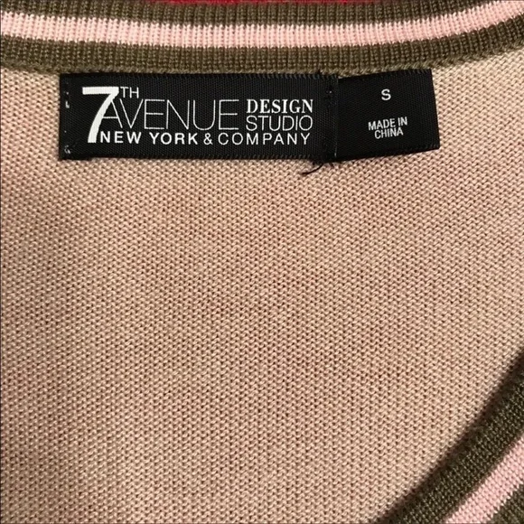 CREAM CARDIGAN 7TH AVENUE SMALL OFFICE CAREER - Picture 5 of 5